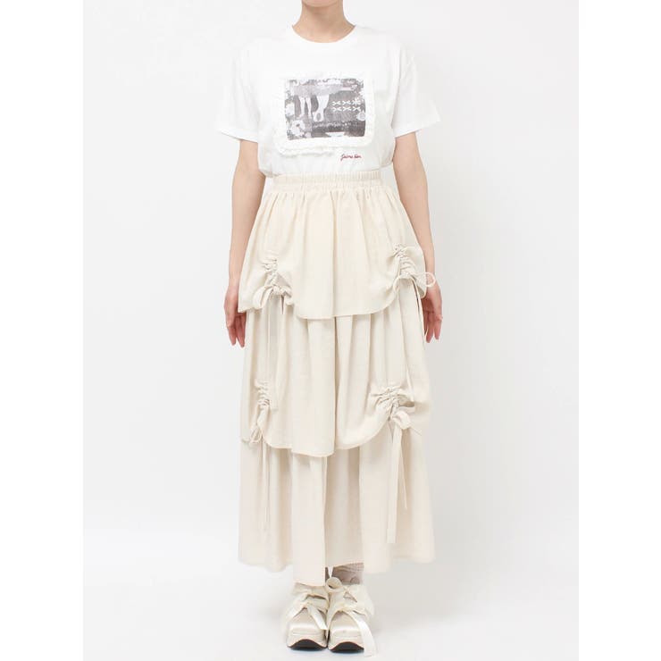 リボンドロストティアードスカート | merry jenny | 詳細画像37 
