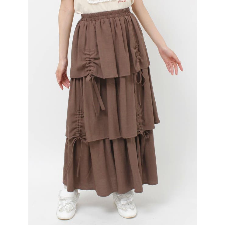 リボンドロストティアードスカート | merry jenny | 詳細画像42 