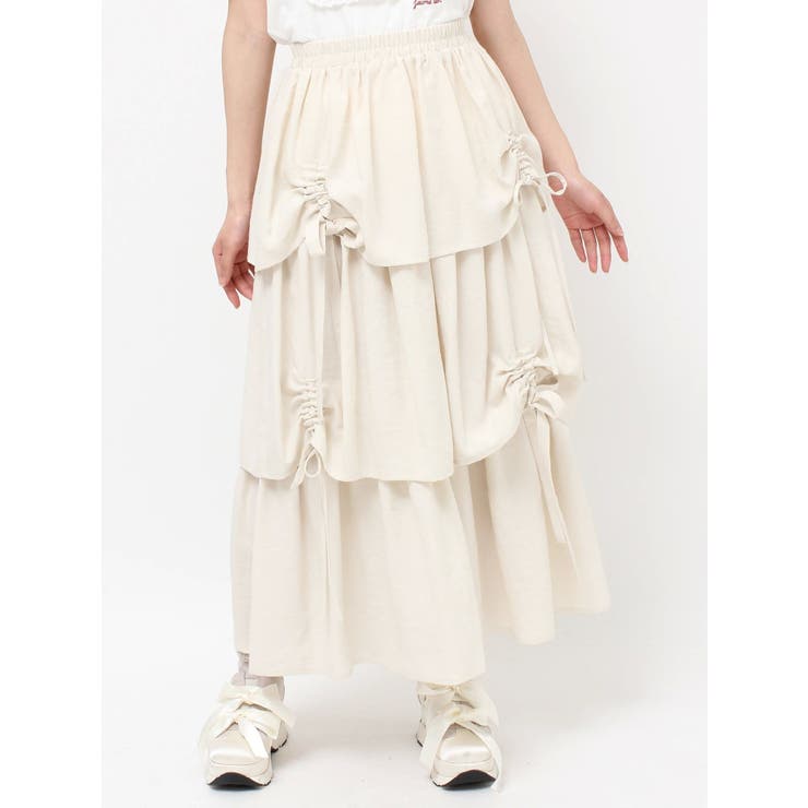 リボンドロストティアードスカート | merry jenny | 詳細画像43 