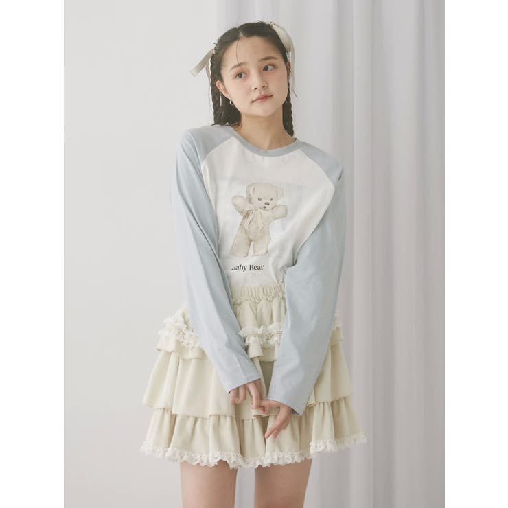 フリルベロアミニスカート | merry jenny | 詳細画像25 