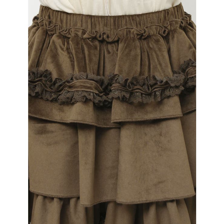 フリルベロアミニスカート | merry jenny | 詳細画像38 