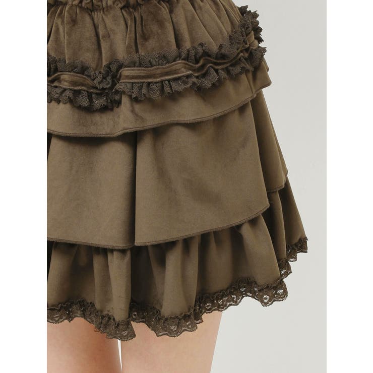 フリルベロアミニスカート | merry jenny | 詳細画像39 