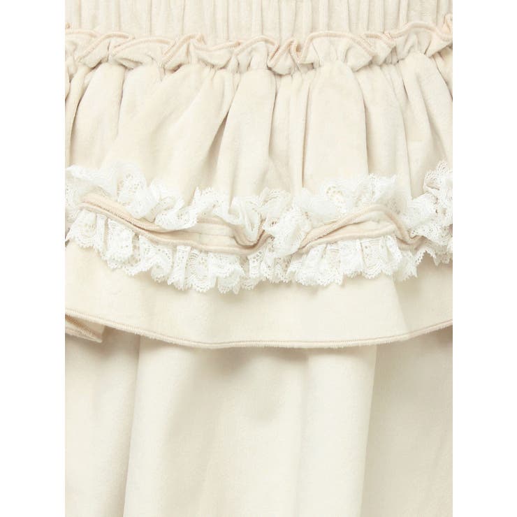 フリルベロアミニスカート | merry jenny | 詳細画像42 