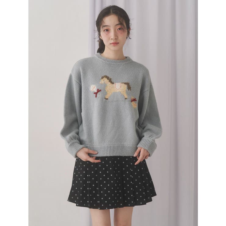 lulu dotプリーツミニスカート | merry jenny | 詳細画像16 