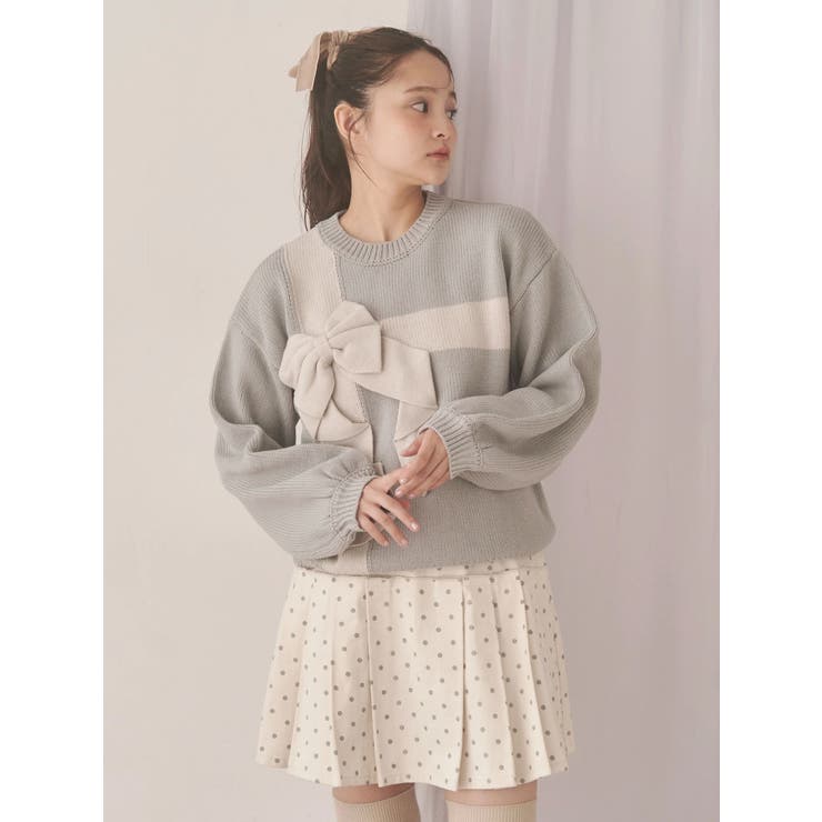 lulu dotプリーツミニスカート | merry jenny | 詳細画像18 