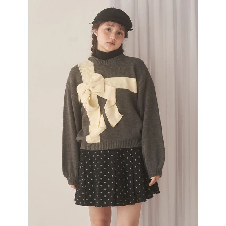 lulu dotプリーツミニスカート | merry jenny | 詳細画像26 