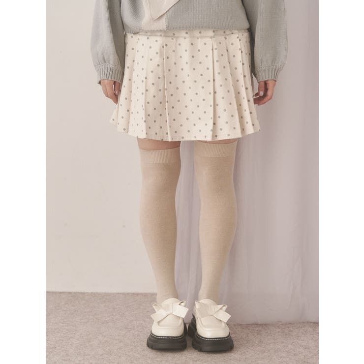 lulu dotプリーツミニスカート | merry jenny | 詳細画像4 