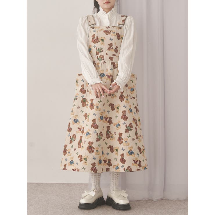 bear and bearジャガードジャンスカ | merry jenny | 詳細画像1 