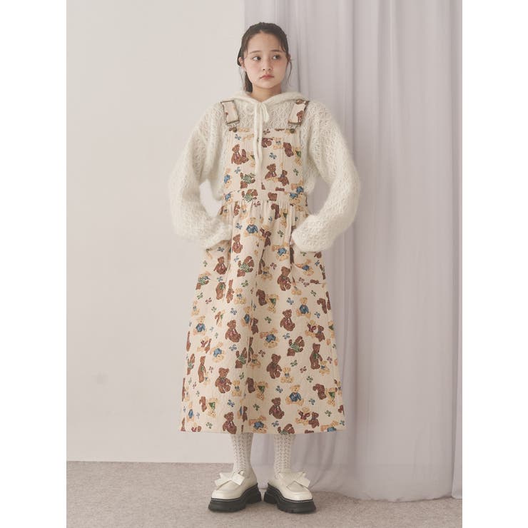 bear and bearジャガードジャンスカ | merry jenny | 詳細画像11 