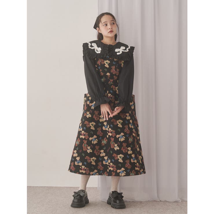 bear and bearジャガードジャンスカ | merry jenny | 詳細画像19 