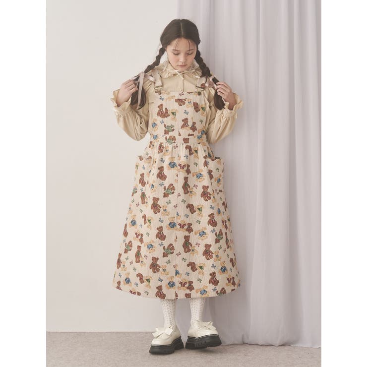 bear and bearジャガードジャンスカ | merry jenny | 詳細画像2 