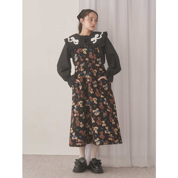 bear and bearジャガードジャンスカ | merry jenny | 詳細画像20 
