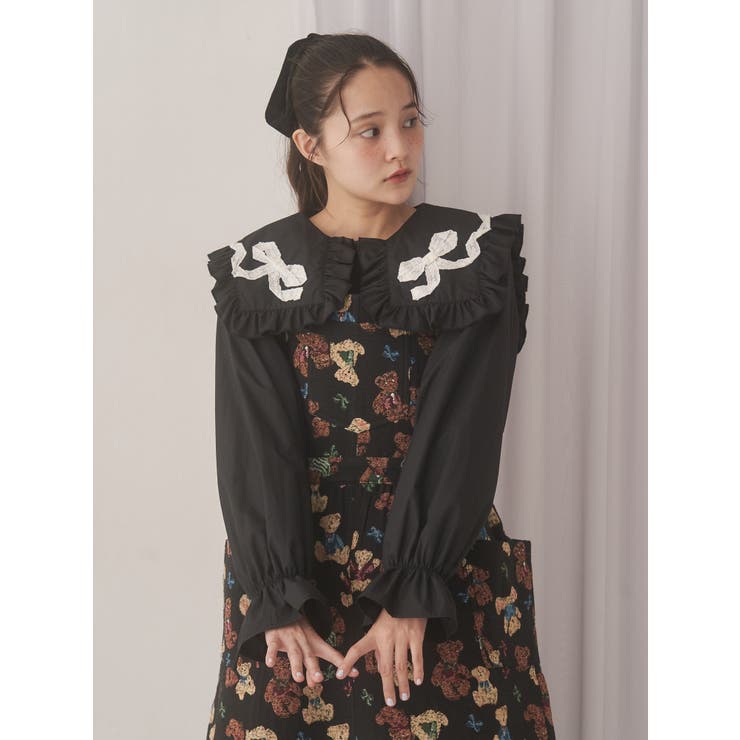 bear and bearジャガードジャンスカ | merry jenny | 詳細画像21 