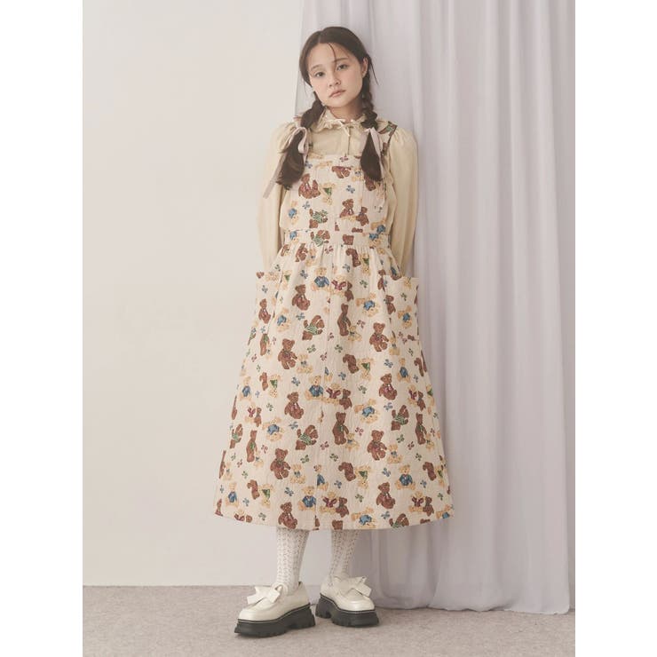 bear and bearジャガードジャンスカ | merry jenny | 詳細画像25 