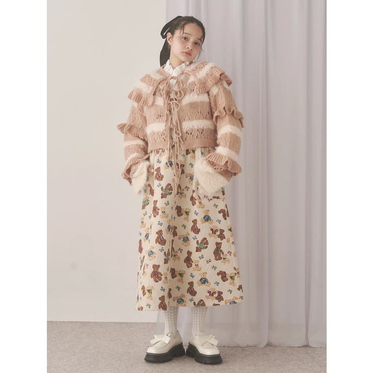 bear and bearジャガードジャンスカ | merry jenny | 詳細画像29 