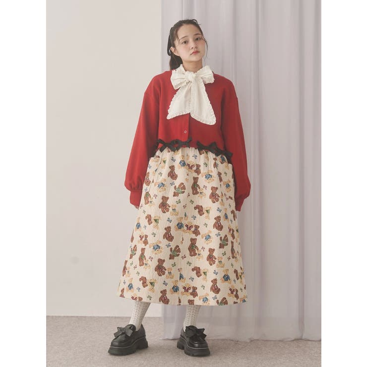 bear and bearジャガードジャンスカ | merry jenny | 詳細画像30 