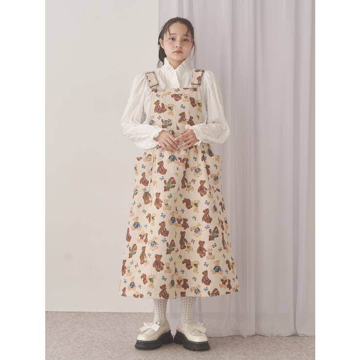 bear and bearジャガードジャンスカ | merry jenny | 詳細画像7 