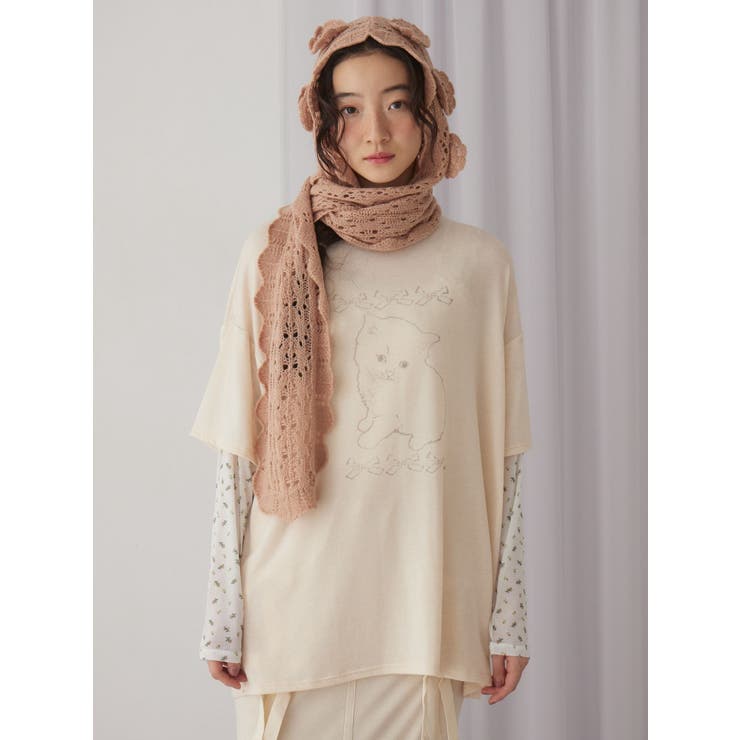 お花咲いたバラクラバマフラー | merry jenny | 詳細画像11 