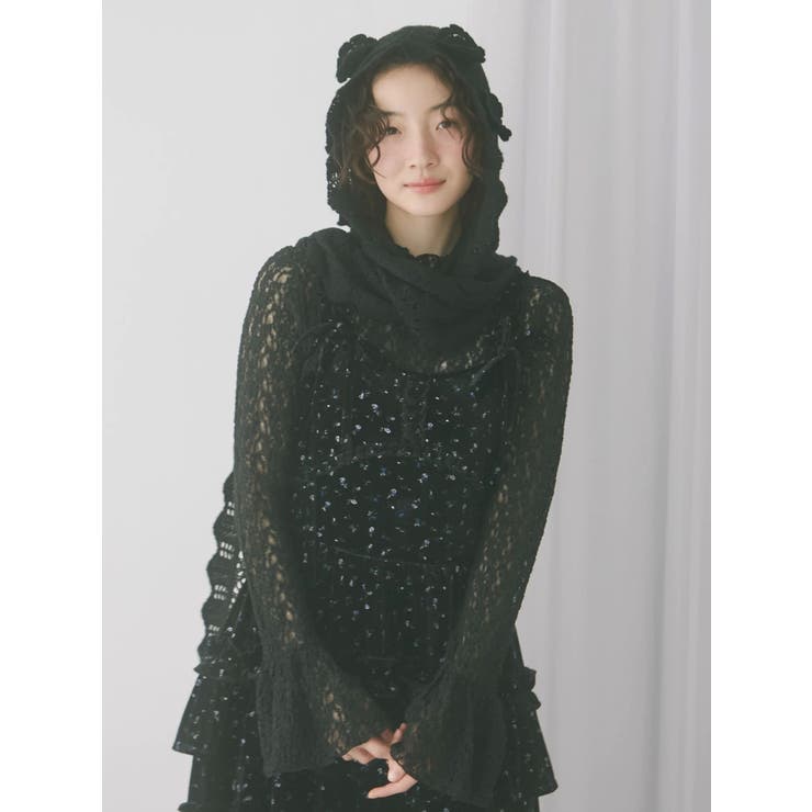 お花咲いたバラクラバマフラー | merry jenny | 詳細画像21 