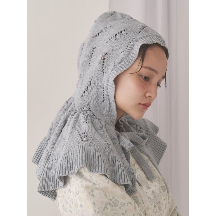 ケープカラーニットフーディー | merry jenny | 詳細画像11 