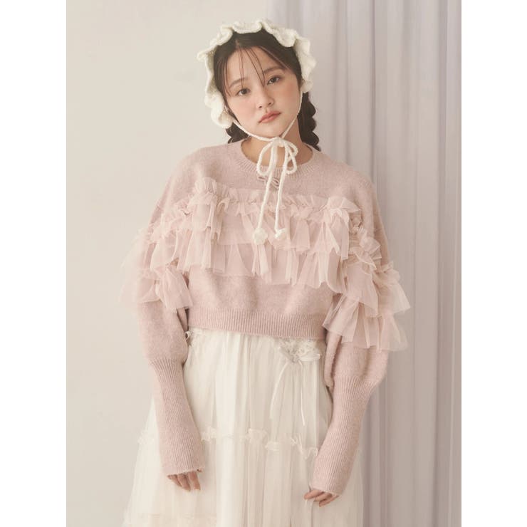 お花のニットヘッドドレス | merry jenny | 詳細画像10 