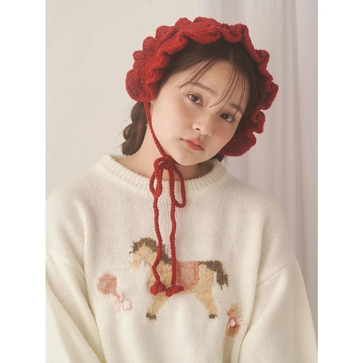 お花のニットヘッドドレス | merry jenny | 詳細画像11 