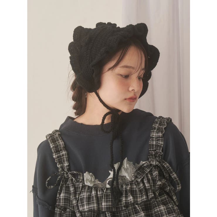 お花のニットヘッドドレス | merry jenny | 詳細画像15 