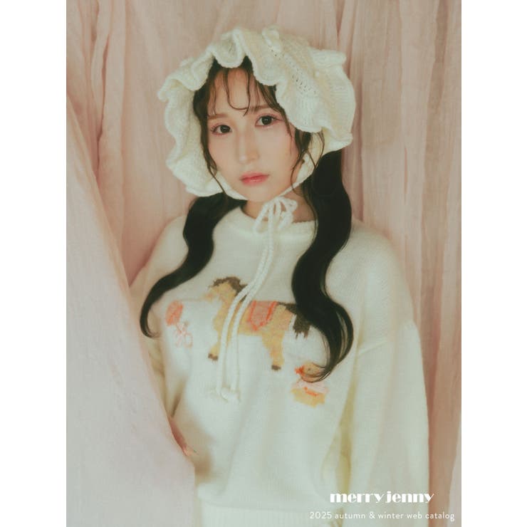 お花のニットヘッドドレス | merry jenny | 詳細画像2 