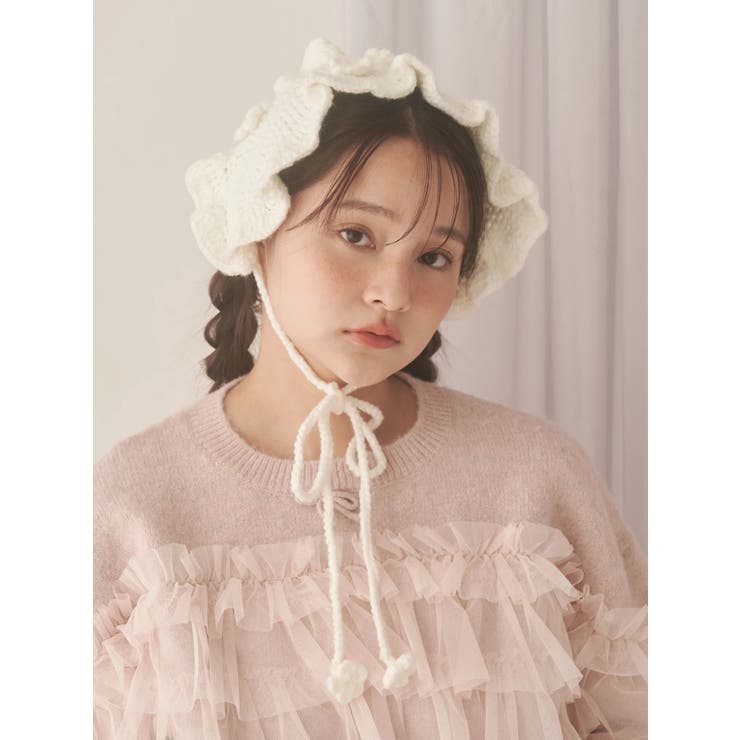 お花のニットヘッドドレス | merry jenny | 詳細画像7 