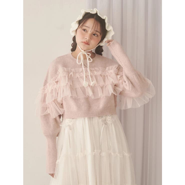 お花のニットヘッドドレス | merry jenny | 詳細画像8 