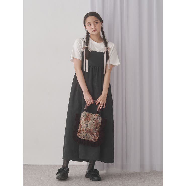 bearジャガードハンドバッグ | merry jenny | 詳細画像11 