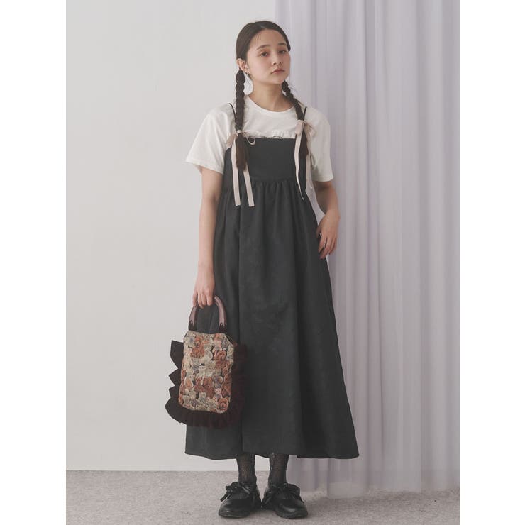 bearジャガードハンドバッグ | merry jenny | 詳細画像12 