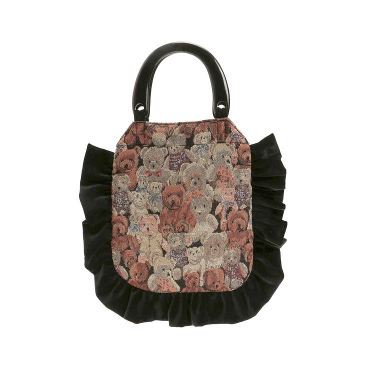 bearジャガードハンドバッグ | merry jenny | 詳細画像24 