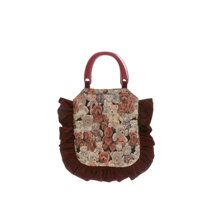 bearジャガードハンドバッグ | merry jenny | 詳細画像28 