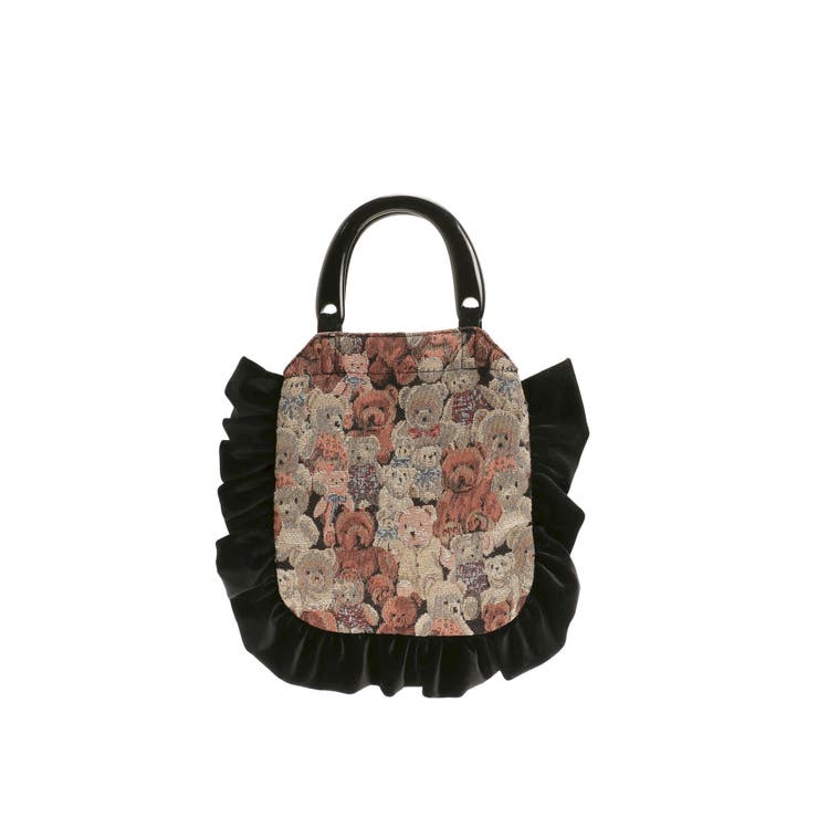 bearジャガードハンドバッグ | merry jenny | 詳細画像29 