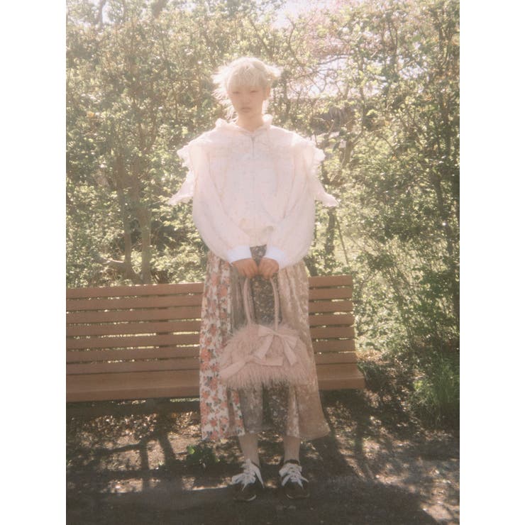 ribbonフェイクファーボストンbag | merry jenny | 詳細画像7 