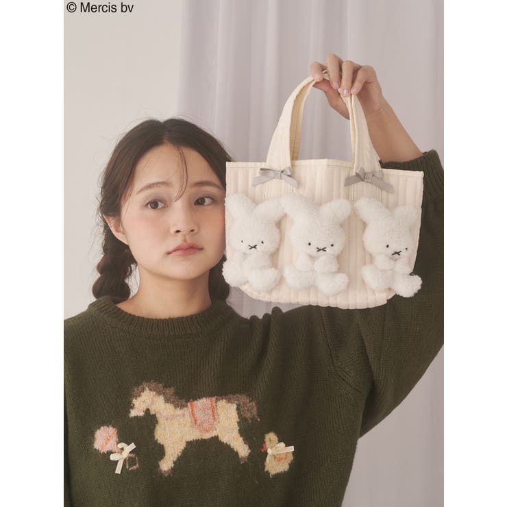 もこもこナインチェミニトート[品番：MKSW0067353]｜merry jenny