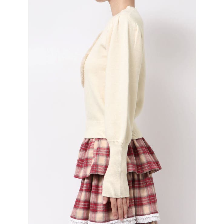 bear shaggy knit tops | merry jenny | 詳細画像21 