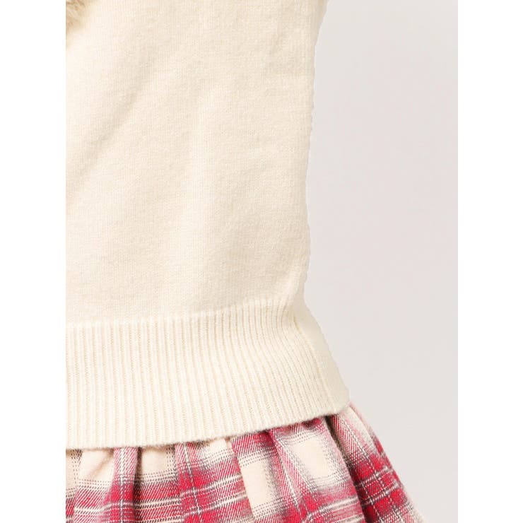 bear shaggy knit tops | merry jenny | 詳細画像25 