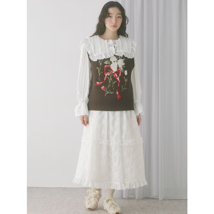 bouquet sweater vest | merry jenny | 詳細画像22 