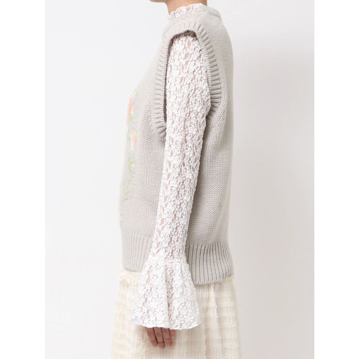 bouquet sweater vest | merry jenny | 詳細画像24 