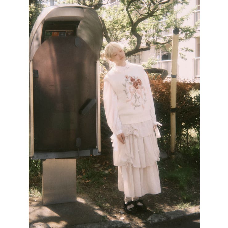 bouquet sweater vest | merry jenny | 詳細画像6 