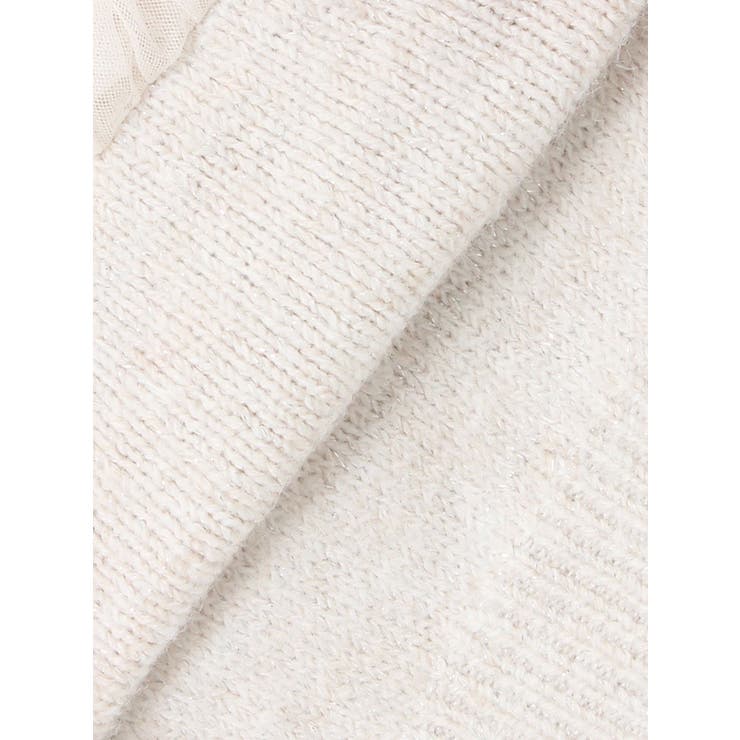 デコラティブチュールニットトップス | merry jenny | 詳細画像21 