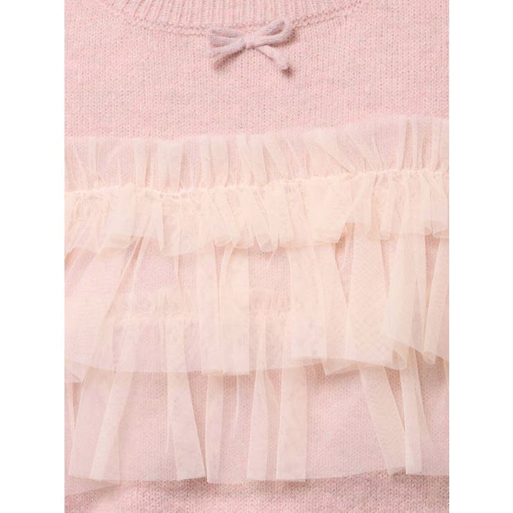 デコラティブチュールニットトップス | merry jenny | 詳細画像24 