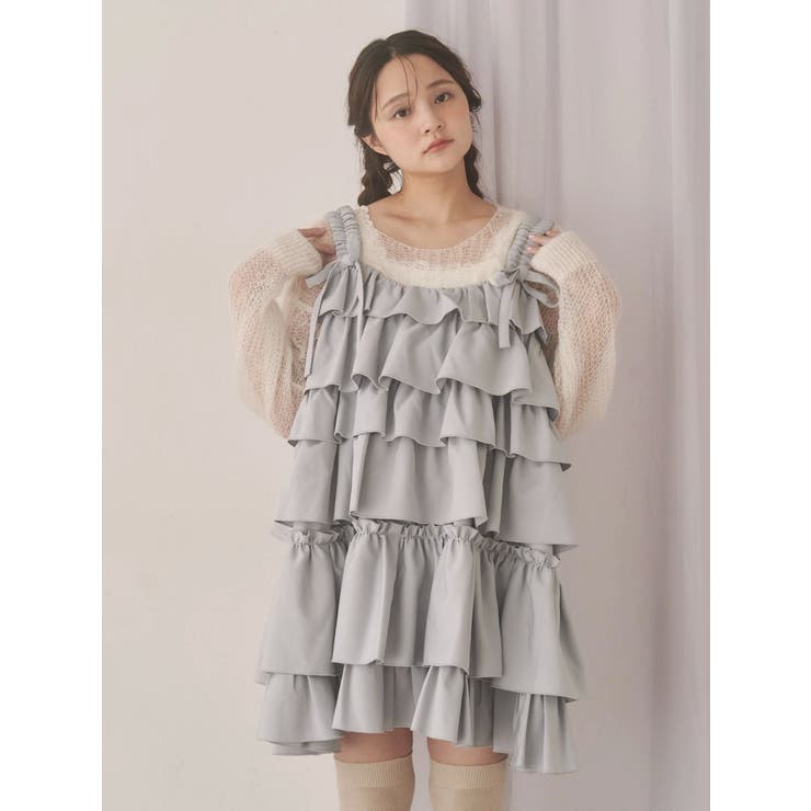 透かし編みリボンニット | merry jenny | 詳細画像20 