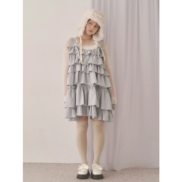 透かし編みリボンニット | merry jenny | 詳細画像21 