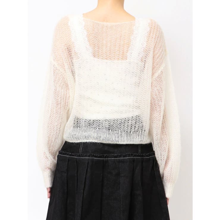 透かし編みリボンニット | merry jenny | 詳細画像24 