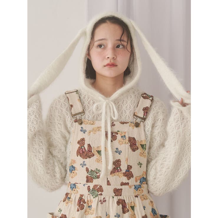 rabbit lace knit tops | merry jenny | 詳細画像10 