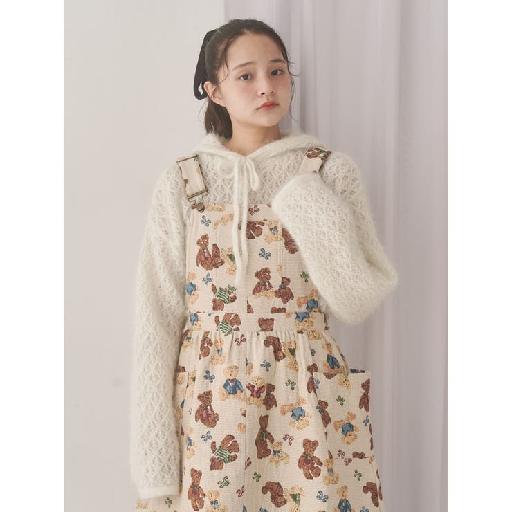 rabbit lace knit tops | merry jenny | 詳細画像11 