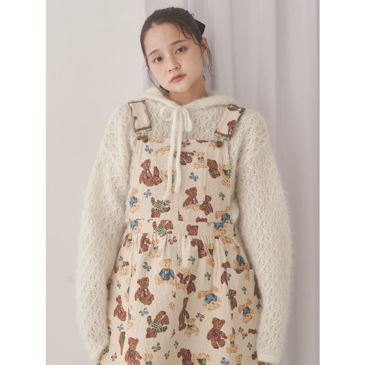 rabbit lace knit tops | merry jenny | 詳細画像12 